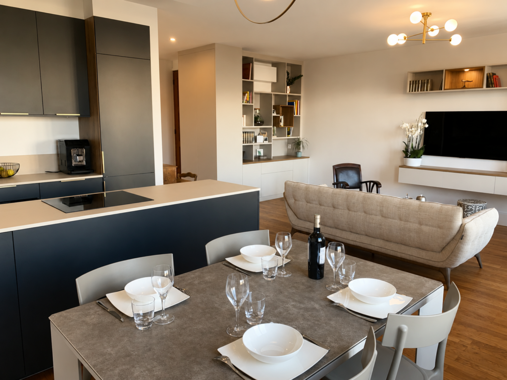 Architecture d'interieur, coordination de travaux, maitrise d'oeuvre Nogepe Grand bornand Lyon