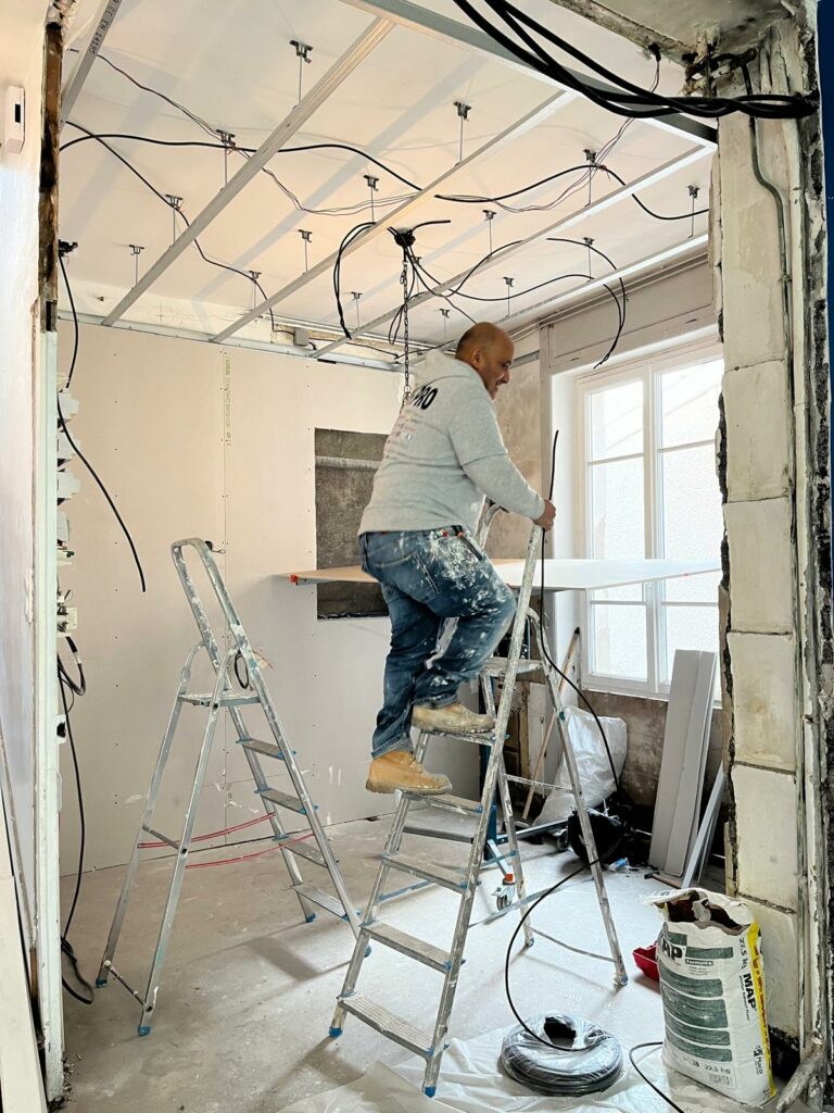 Electricité - Faux plafond Nogepe Architecte d'intérieur coordination de travaux